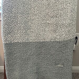 Barefoot Dreams Sage Two-Tone Textured Blanket